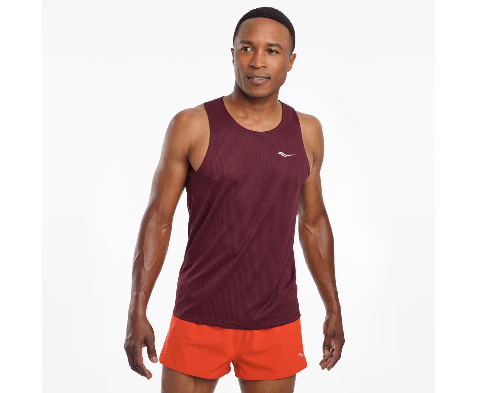 Saucony Stopwatch Singlet Men\'s Tanks Burgundy | AU 665GSOL